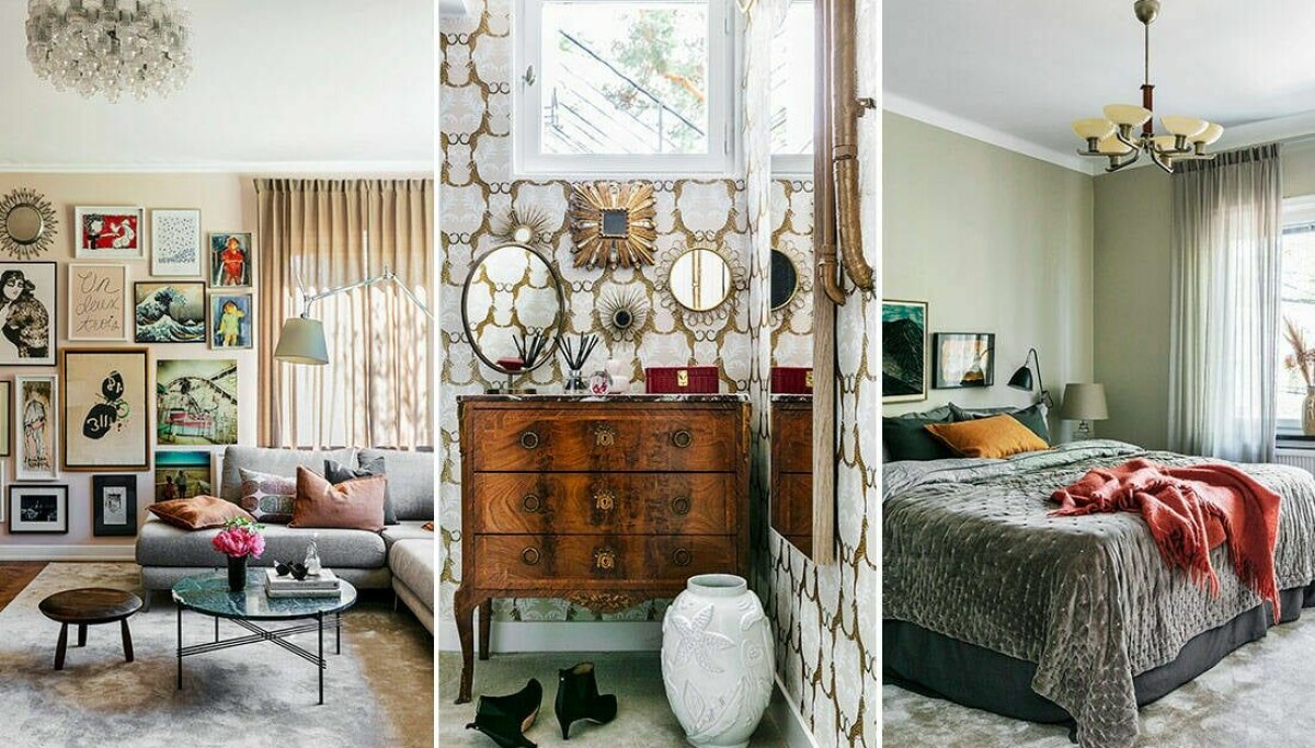 Funky Inredning Stilsäker mix av vintage och ny design i funkisvillan