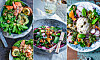 Goda och matiga sallader – 4 enkla recept!