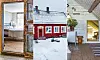 gammalt torp och interiör med gamla plankgolv
