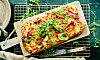 Pinsabröd med bacon och potatis