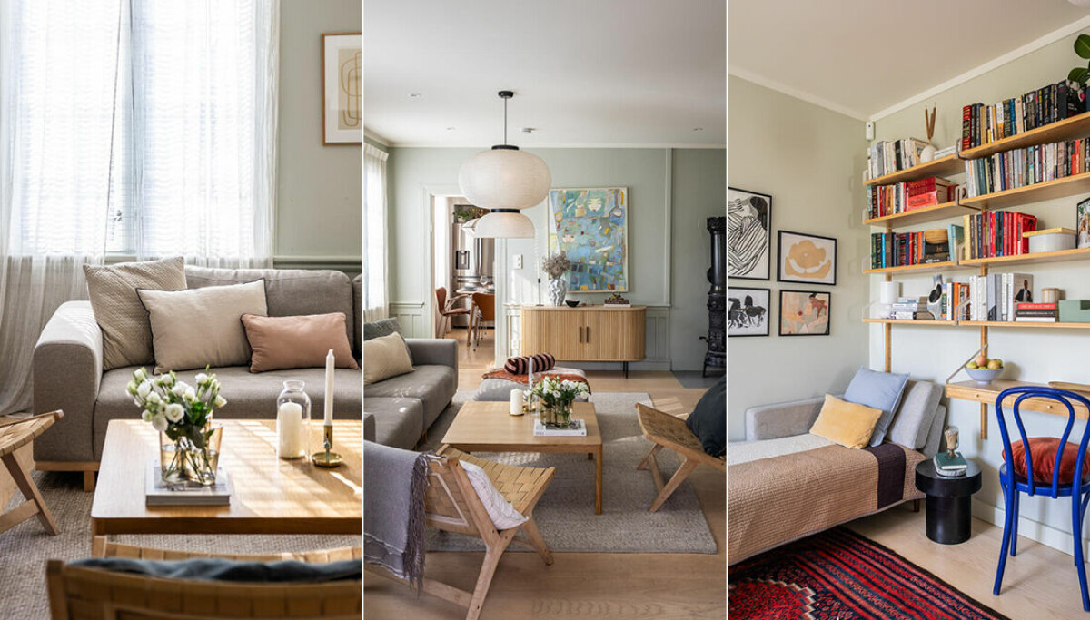 Renoverad lägenhet från 1918: Klassiska detaljer och modern design