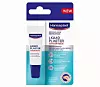 Förpackning och tub med Hansaplast Liquid Plaster Concentrate mot vit bakgrund.