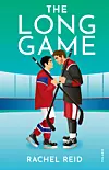 Bokomslag med två hockeyspelare i röda och svarta dräkter som står på en isrink.