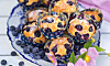Blåbärsmuffins med gräddfil