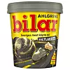 Gul Ahlgrens bilar-bägare med lock, fristående mot vit bakgrund.