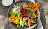 Poké bowl med krispig pankotofu