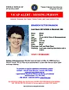 FBI-affisch med foto av en ung man och text om en försvunnen person i Minnesota.