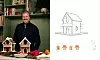 Arkitekt Thomas Sandell har ritat pepparkakshus för Fastighetsbyrån och SOS barnbyar
