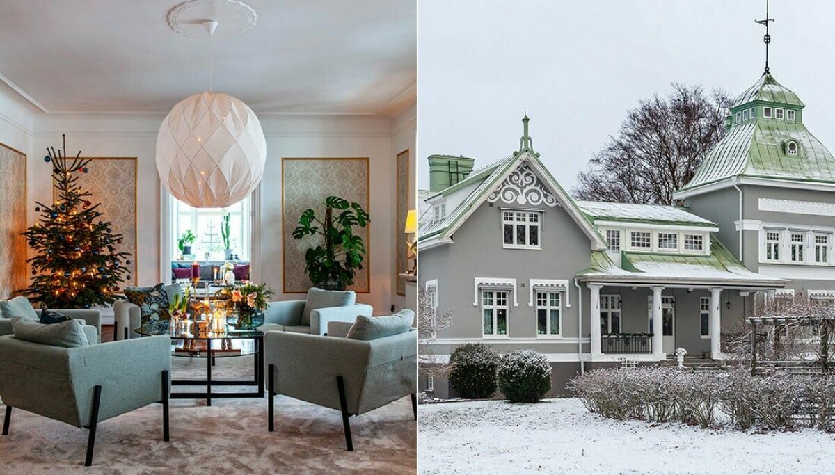 Strålande jul på slottet med gran i varje rum: ”Det här är ett riktigt ...