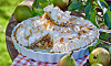 Päronpaj med marängtäcke