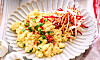 Asiatisk äggröra med kålsallad