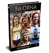 Bokomslag med fem porträtt av svenska idrottsstjärnor och titeln 56:ORNA IKONERNA.