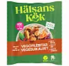 Grön Hälsans Kök-förpackning med vegetabiliska köttalternativ och matbild på framsidan.