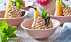 Päron med After eight-mousse