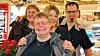 Glada singlar. Från vänster: Julrika Johansson, Paola Warntoft, Marie Johansson och Per Persson.