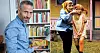 Barnbarnet Olle (bild till vänster) var den som gav Astrid namnet Nangijala. Foto: Thomas Carlgren. På bilden till höger ser vi Astrid tillsammans med Inger Nilsson som spelade Pippi. Foto: TT
