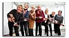 Ukuleleorkestern Snäckorna består av Agneta Hoff Norrman, Sigbritt Gunnarsson Lundin, Kerstin Berggren, Marianne Alfredson, Birgitta Steijner, Ulrika Holmqvist, Lena Nilsson och Lena Juelsson (saknas på bilden).