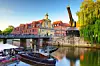 Lueneburg: Floden Ilmenau i hamnen. Copyright: ©GNTB/Francesco Carovillano