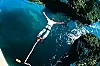 Bungyjump utanför Taupo som är Nordöns motsvarighet till äventyrssportstaden Queenstown på Sydön.Alla fotografier: Johan Öberg
