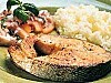 Snabbt fänkålsgravad stekt lax