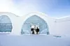 All is kommer från Torne älv och skördas i mars för att sedan ligga nedkyld tills det är dags att bygga hotellet som varje år uppstår i ny form. Foto: Martin Smedsen/ Icehotel